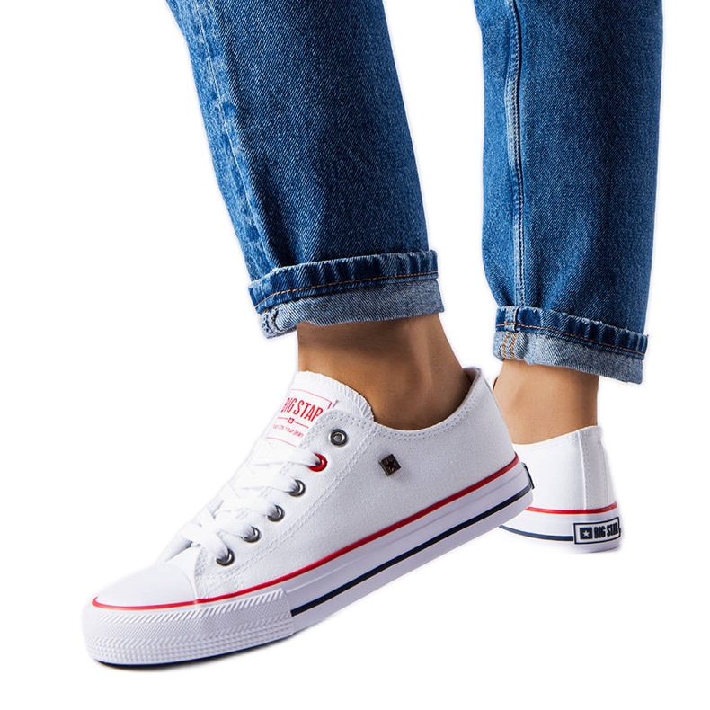 Big Star T274022101 zapatillas clásicas blancas blanco