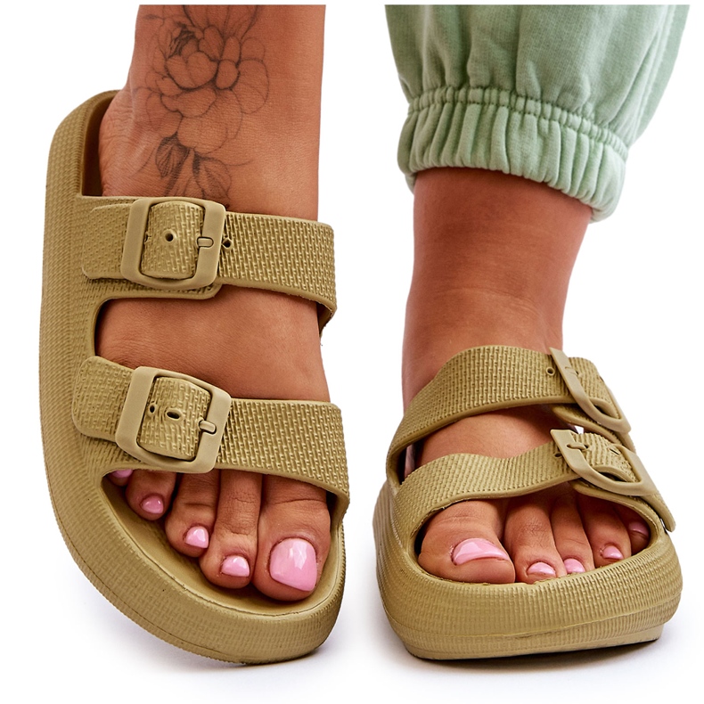 Chanclas de espuma ligera para mujer Green Cleve verde Chanclas de espuma ligera para mujer Green Cleve verde