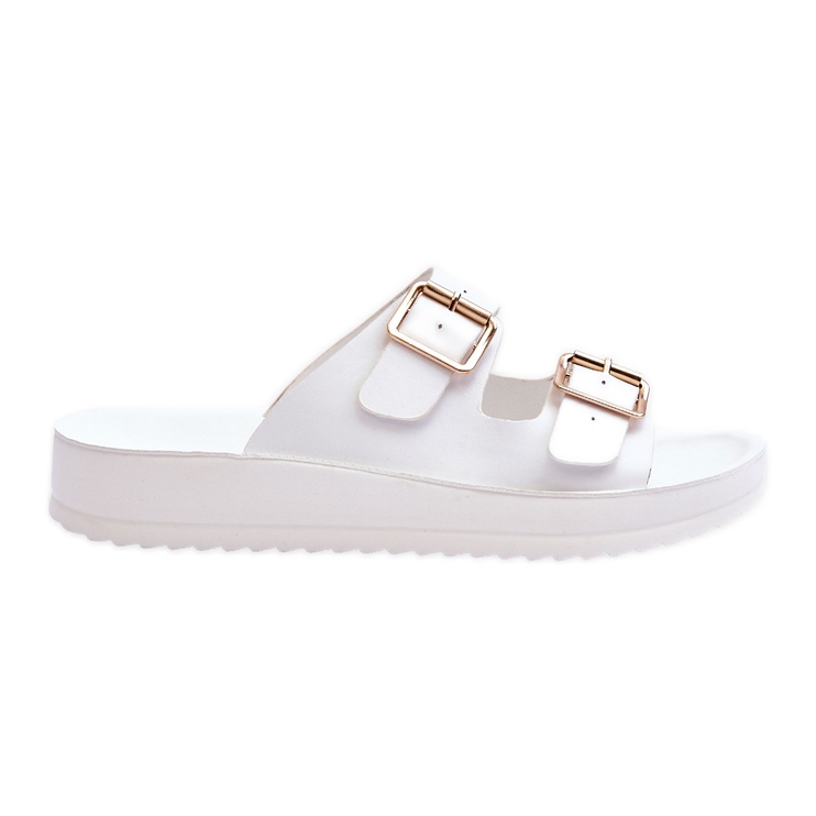 Pantuflas Mujer Plataforma Rayas Blanco Clever Pantuflas Mujer Plataforma Rayas Blanco Clever
