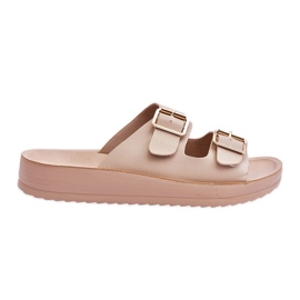 Sandalias Mujer Plataforma Rayas Beige Clever Sandalias Mujer Plataforma Rayas Beige Clever