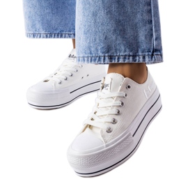 Lee Cooper LCW-22-31-0842L zapatillas blancas blanco