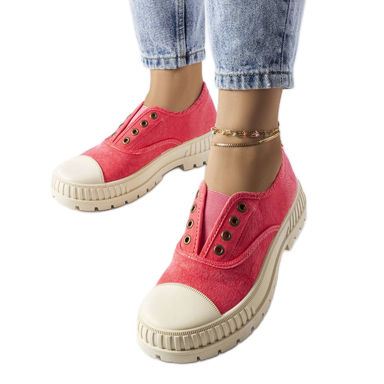Zapatillas rosa oscuro de Walton rosado