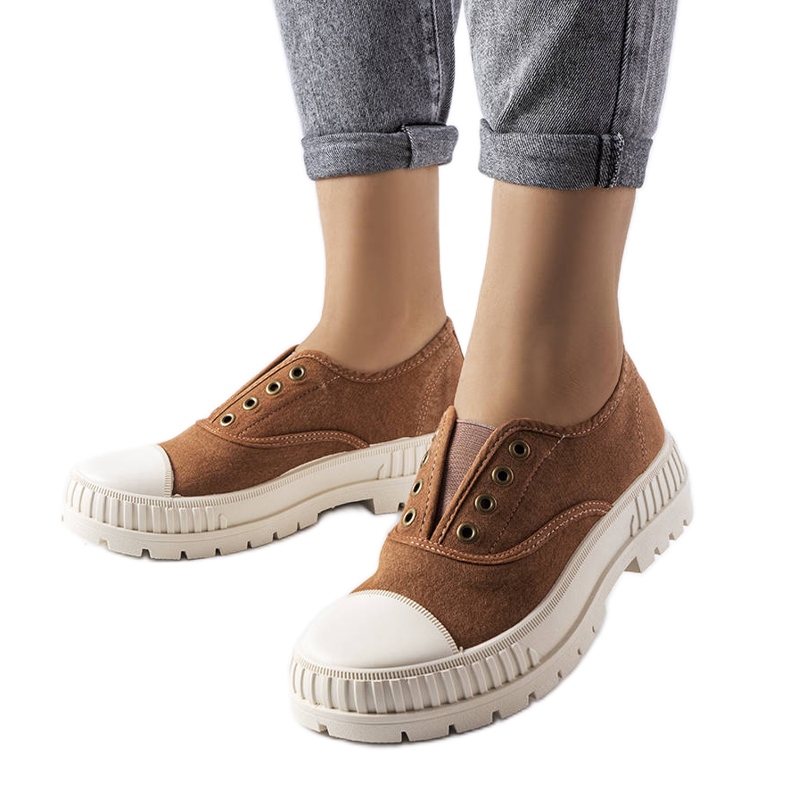 Zapatillas marrones de Walton marrón