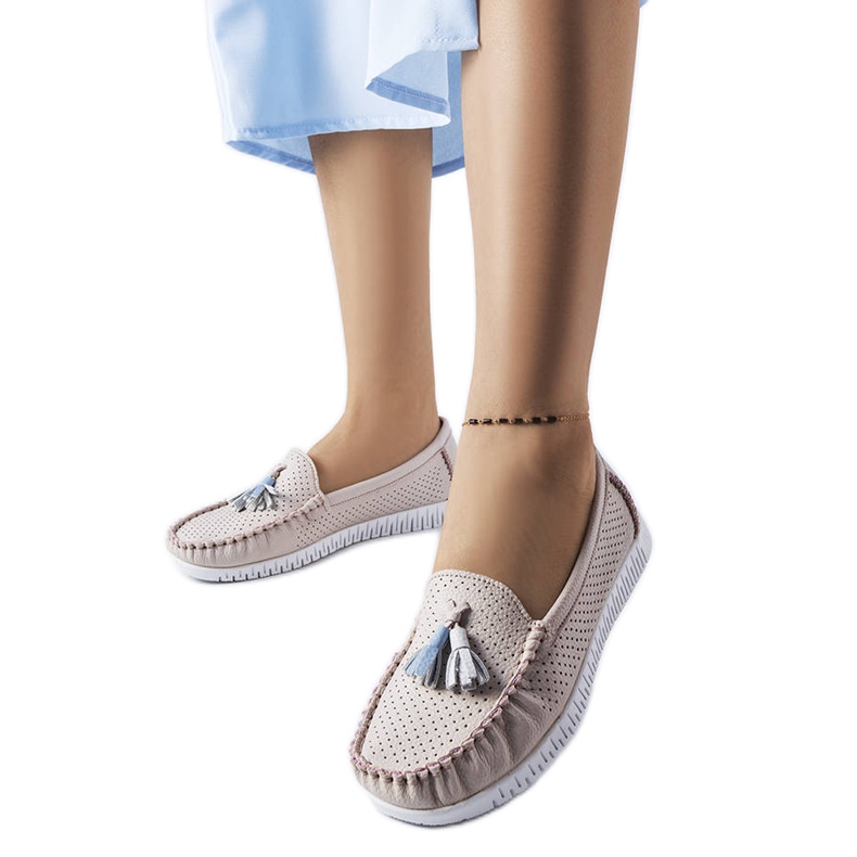 Mocasines Maryville piel rosa rosado