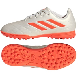 Adidas Copa Pure.3 Tf Jr GY9037 zapatos de fútbol blanco blanco