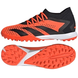 Adidas Predator Accuracy.3 Tf M GW4638 zapatos de fútbol naranja naranjas y tintos