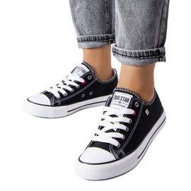 Big Star T274023906 zapatillas clásicas negras negro