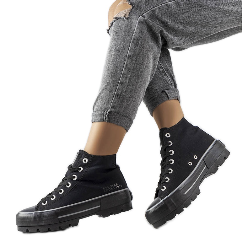 Botines negros Big Star LL274155
