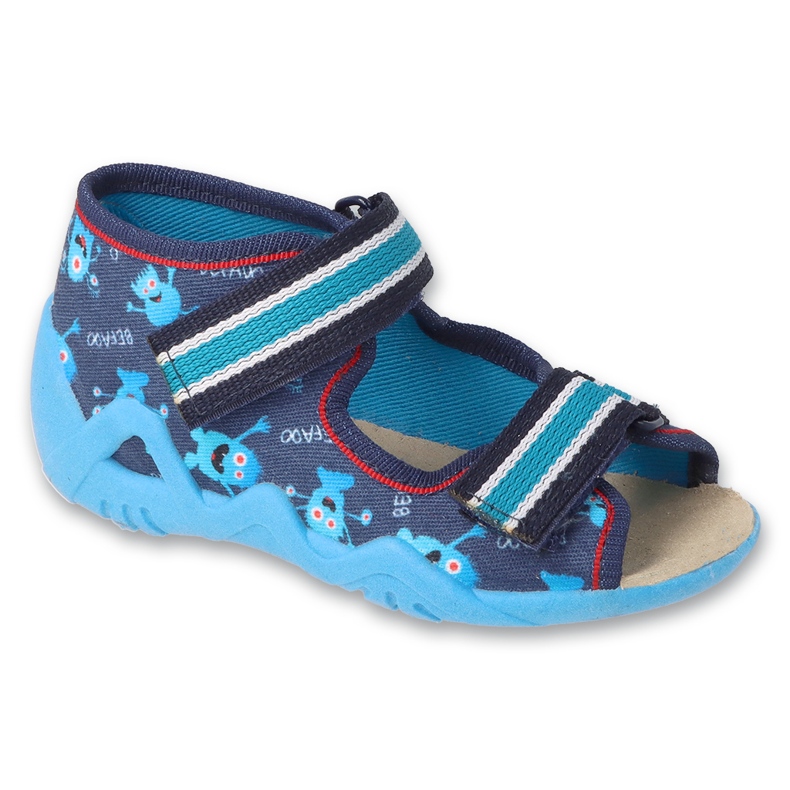 Zapatos befado amarillo niño 350P041 azul