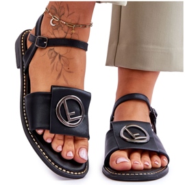 Sandalias Clásicas Mujer S.Barski KV-2775-45 Negro