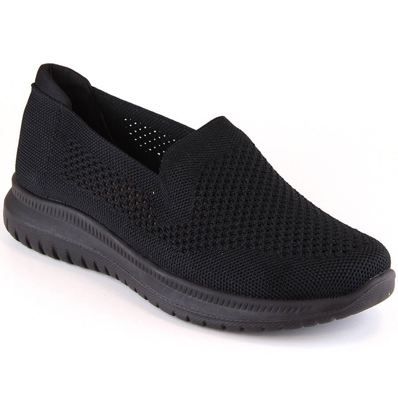 Atletico Deportivas cómodas para mujer sin cordones color negro Ladies Style