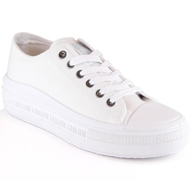 Zapatillas de mujer en la plataforma blanco Big Star LL274A177