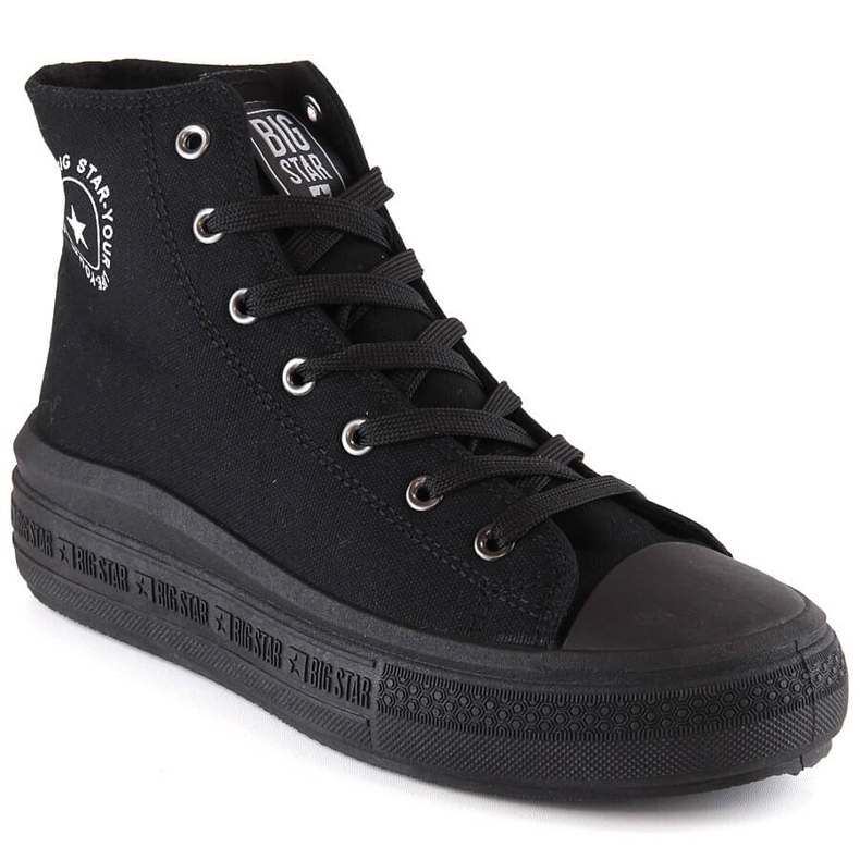 Botines de mujer con plataforma negros Big Star LL274A182