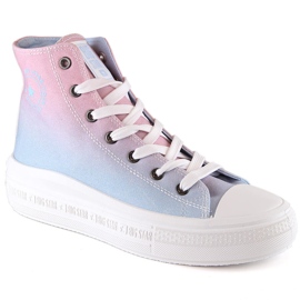 Zapatillas de mujer en la plataforma ombre Big Star LL274A191 multicolor