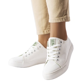 Deportivas Big Star LL274248 tejido blanco