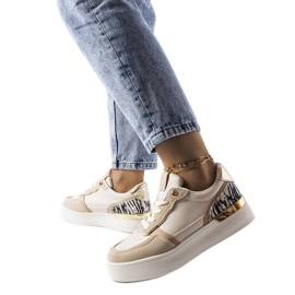Zapatillas beige con plataforma de Tooele