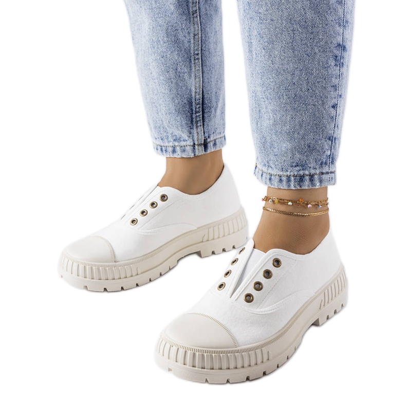 Zapatillas blancas de Walton blanco