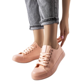 Zapatillas de tejido rosa de Esmeraude rosado Zapatillas de tejido rosa de Esmeraude rosado