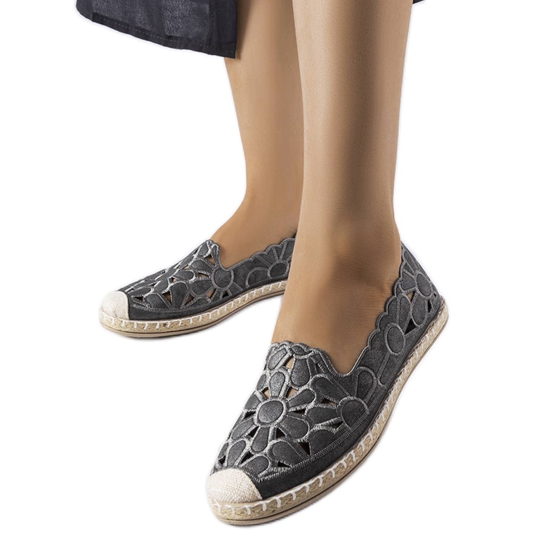 Alpargatas caladas grises de Lamarre Alpargatas caladas grises de Lamarre