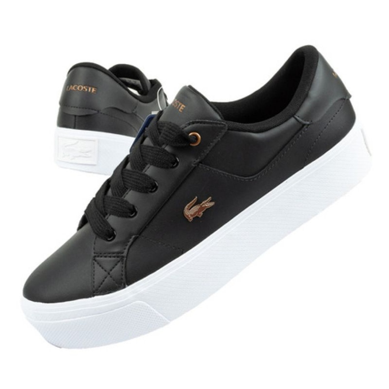 Lacoste Ziane Platform W 13312 zapatillas deportivas negro