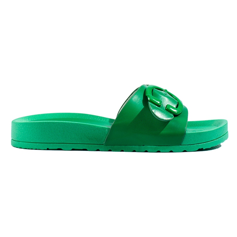 Chanclas Shelovet hebilla verde