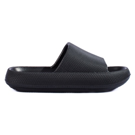 Pantuflas Shelovet negras para mujer negro
