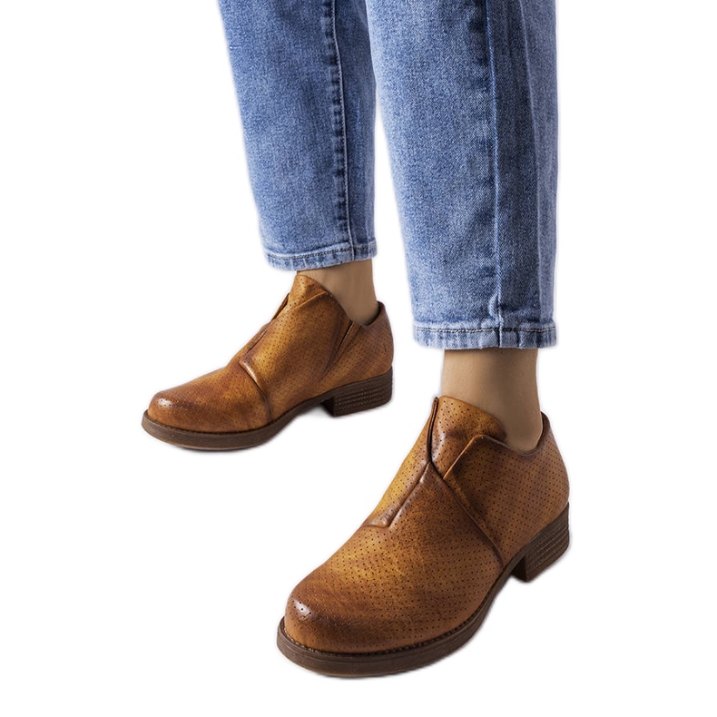 Zapatos brogue beige LS5379 Taupe