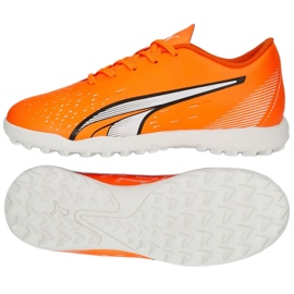 Puma Ultra Play Tt Jr 107236 01 zapatos naranja naranjas y tintos
