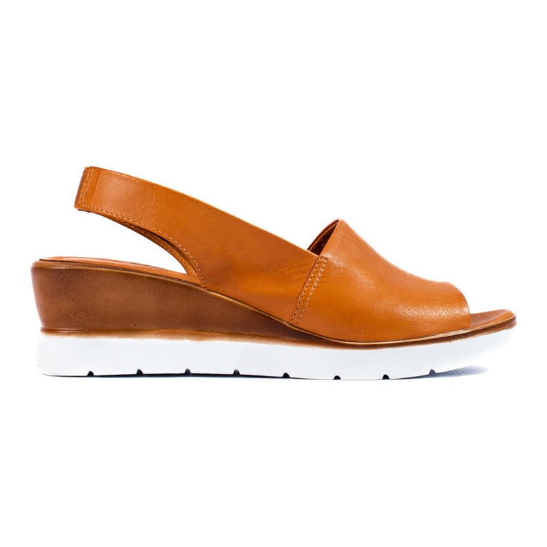 W. Potocki Sandalias mujer cuña marrón Potocki W. Potocki Sandalias mujer cuña marrón Potocki