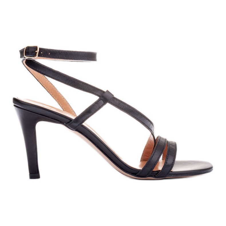 Marco Shoes Sandalias de tacón alto negro