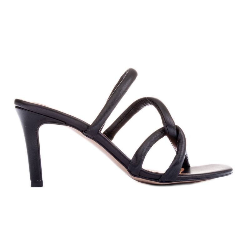 Marco Shoes tacones Tubelare con tiras negro