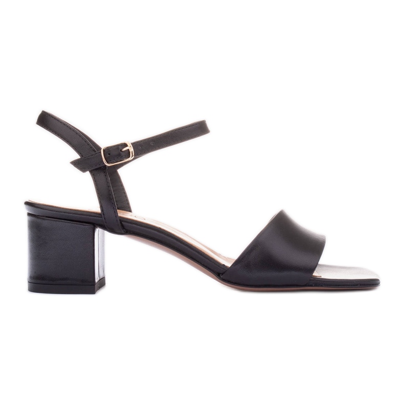 Marco Shoes Sandalias tacón medio negro