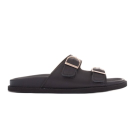 Marco Shoes Zapatillas con hebillas negro