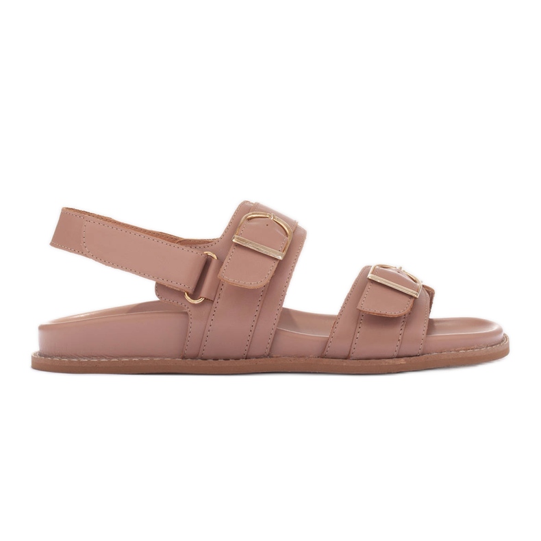 Marco Shoes Sandalias hebilla beige