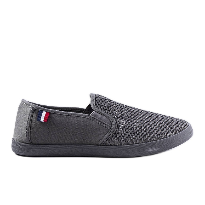 Zapatillas caladas de hombre grises de Garibaldi