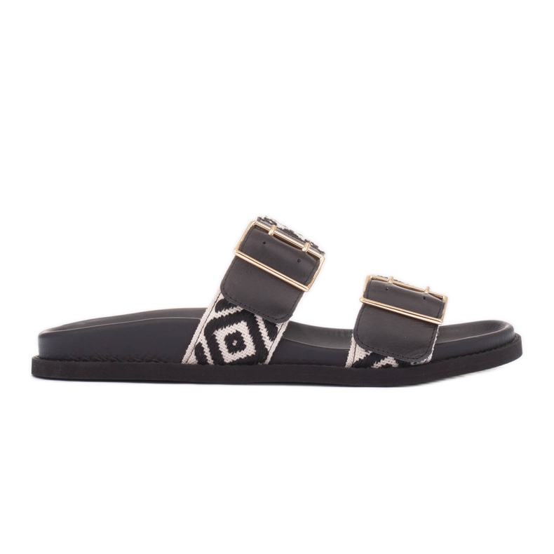 Marco Shoes Zapatillas con hebillas negro