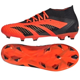 Adidas Predator Accuracy.2 Fg M GW4587 zapatos de fútbol naranja naranjas y tintos