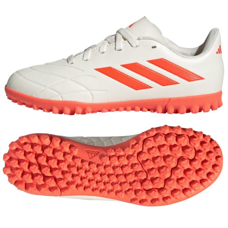 Adidas Copa Pure.4 Tf Jr GY9043 zapatos de fútbol multicolor blanco Adidas Copa Pure.4 Tf Jr GY9043 zapatos de fútbol multicolor blanco
