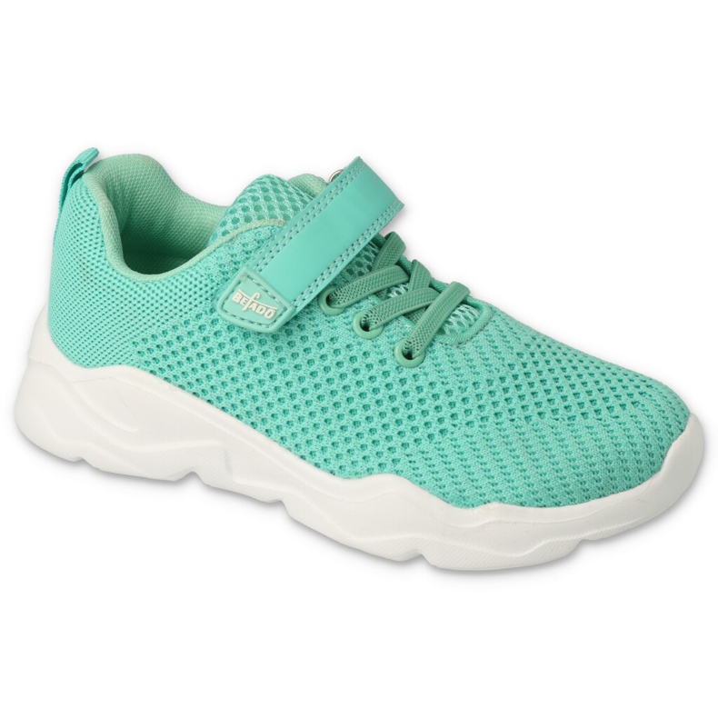 Deportiva juvenil befado con velcro 516Q199 verde