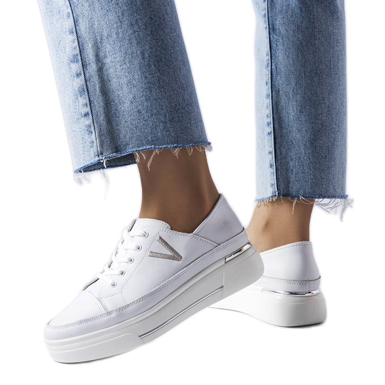 Vinceza Zapatillas Vincez luz blanca blanco
