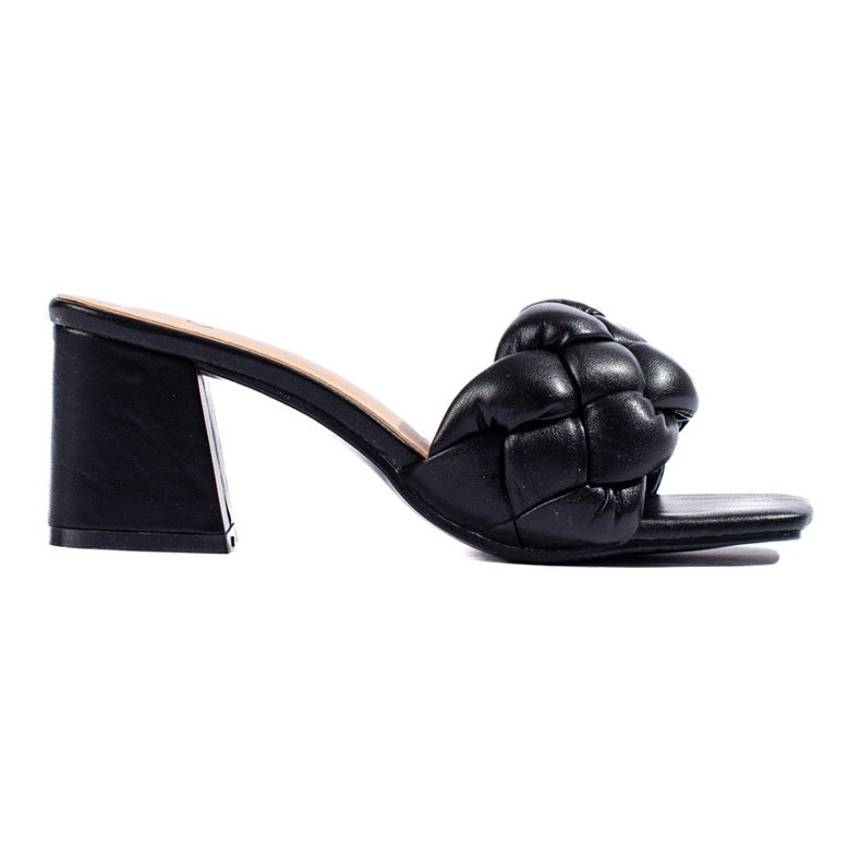 Sandalias de tacón de mujer Shelovet en negro