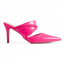 Zapatos de tacón de aguja rosa Shelovet