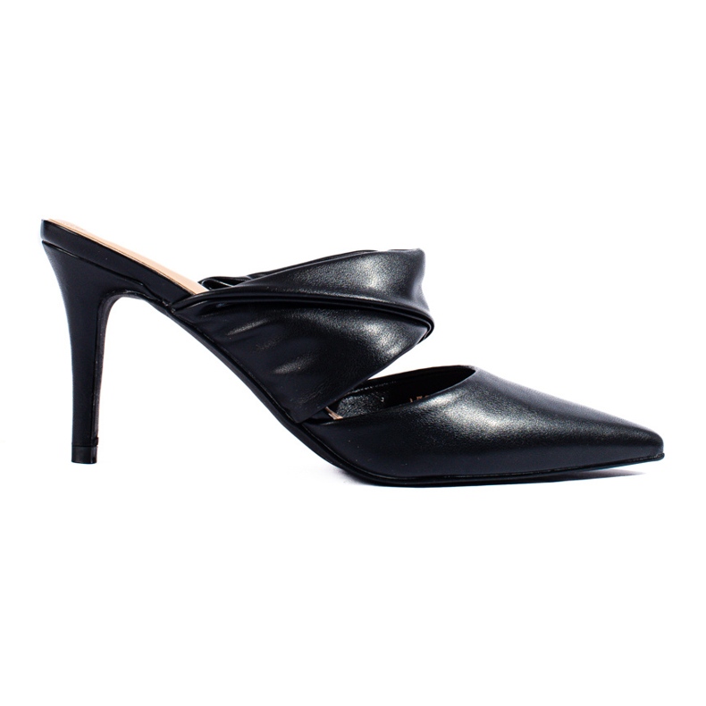 Sandalias negras tacón stiletto Shelovet negro