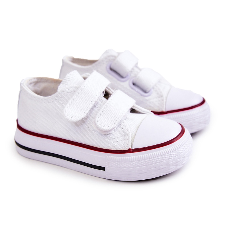 FR1 Deportivas Infantiles Con Velcro Bernie Blanco