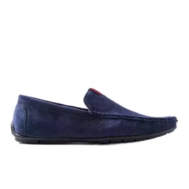 Venezia Mocasines de hombre azul marino de Vinceza