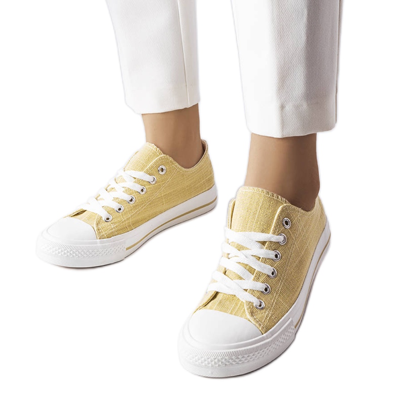 Deportivas Vignette doradas brillantes dorado