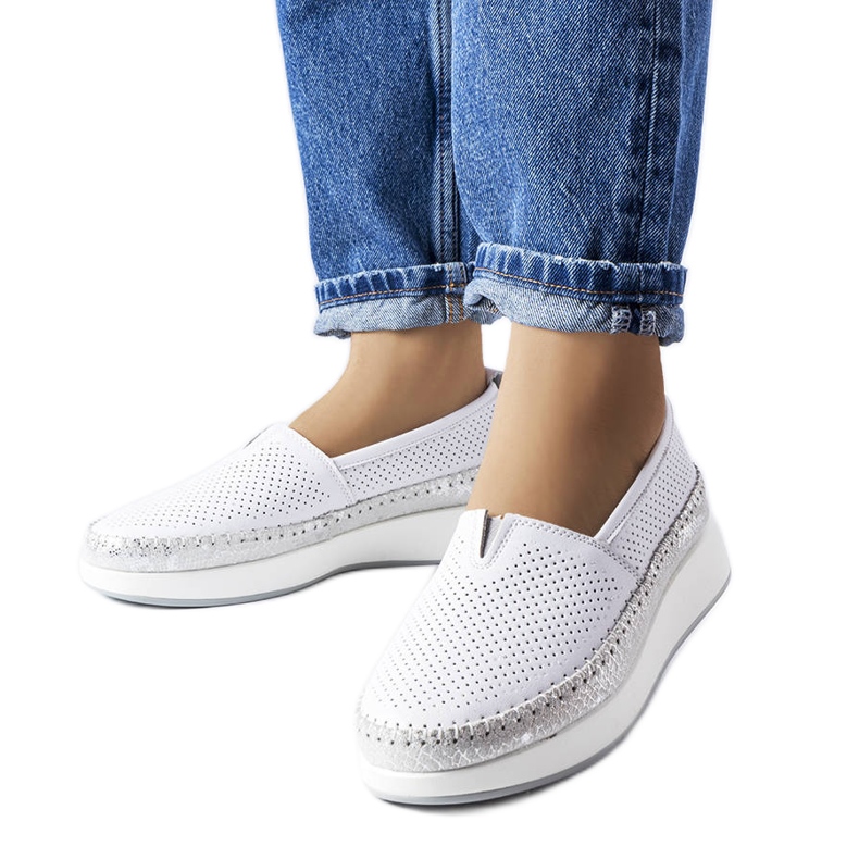 Zapatos calados grises de Noruega