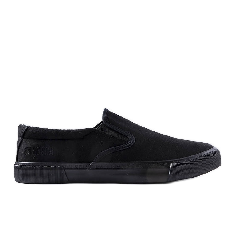 Big Star LL1742066 zapatillas negras sin cordones negro