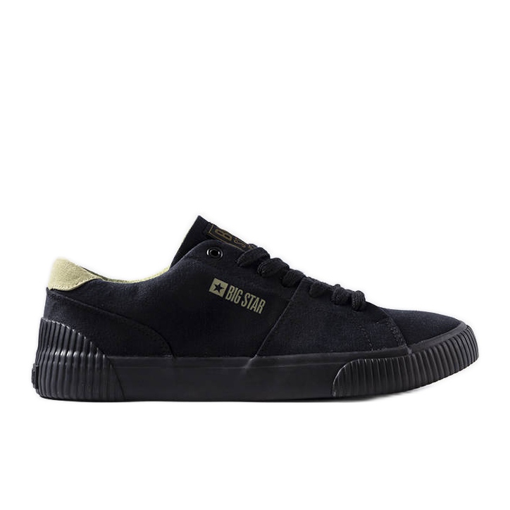 Zapatillas negras de hombre Big Star LL174009 negro