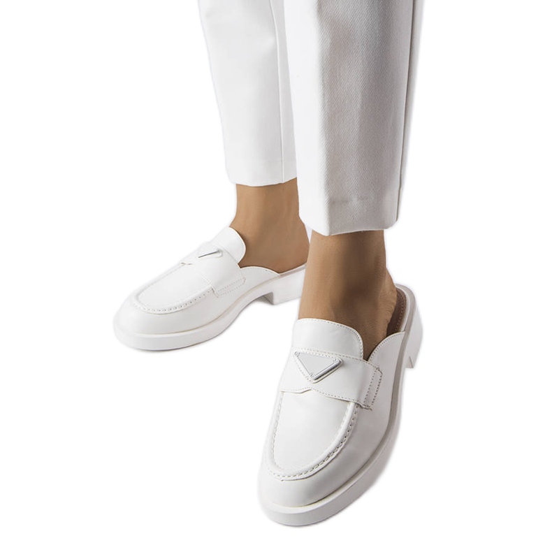 Chanclas blancas con puntera integrada de Berkshire blanco